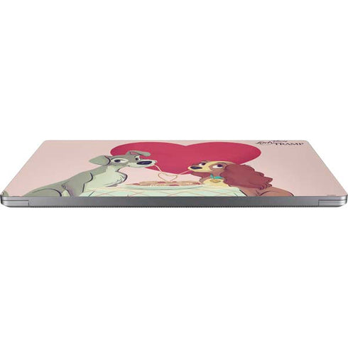 Disney Lady & The Tramp Spaghetti Dinner Universal Laptop 12in (9.8 x 6.8in) Skin